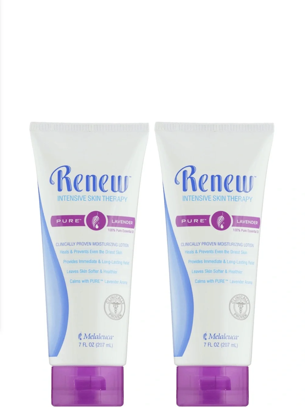 Melaleuca Renew Lotion - Pure Lavender 2 tubes 7 fl oz new & sealed